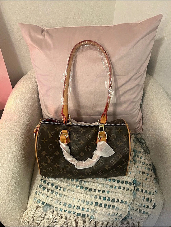 Source Unknown Handbags - INSPIRED Speedy Bandoulière 30 Monogram Satchel Brown W/ Wallet